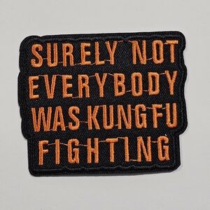 Iron on patch embroidered